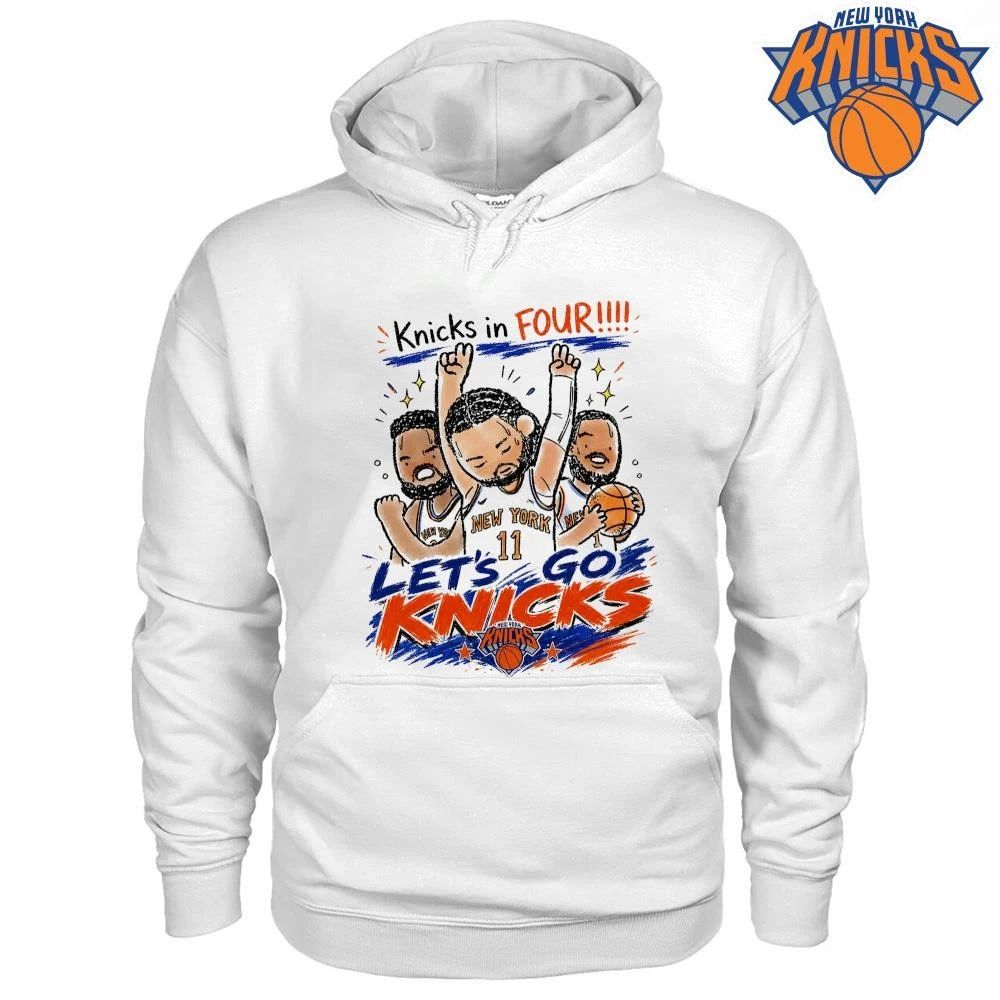 New York Knicks Knicks In Four Let’s Go Knicks NBA Finals 2026 Graphic Shirt