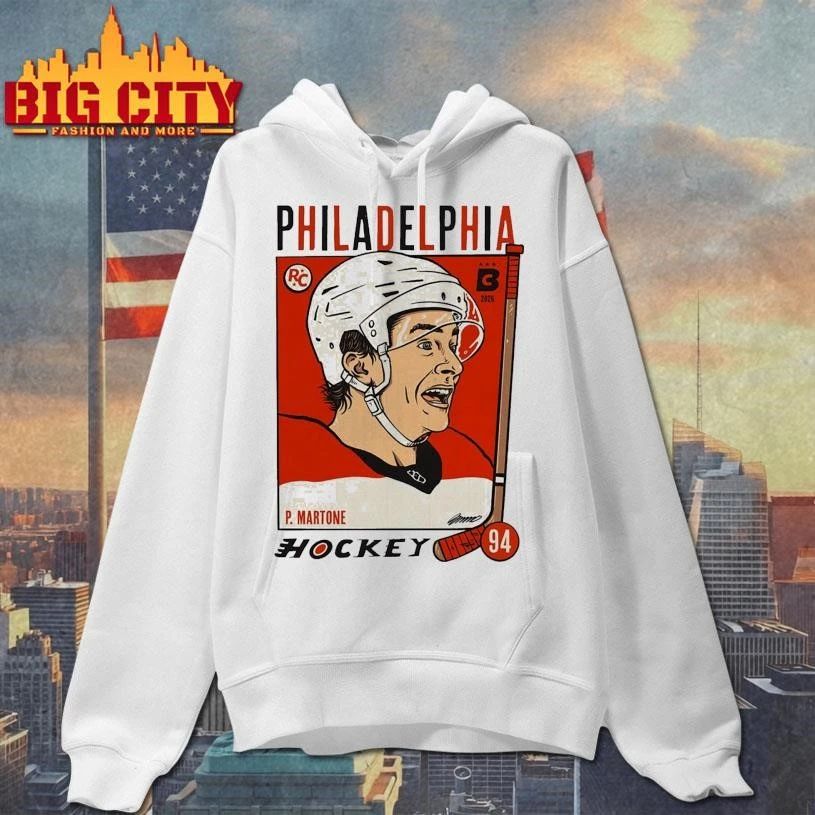 P. Martone 94 Philadelphia Flyers Hockey Team Vintage Shirt