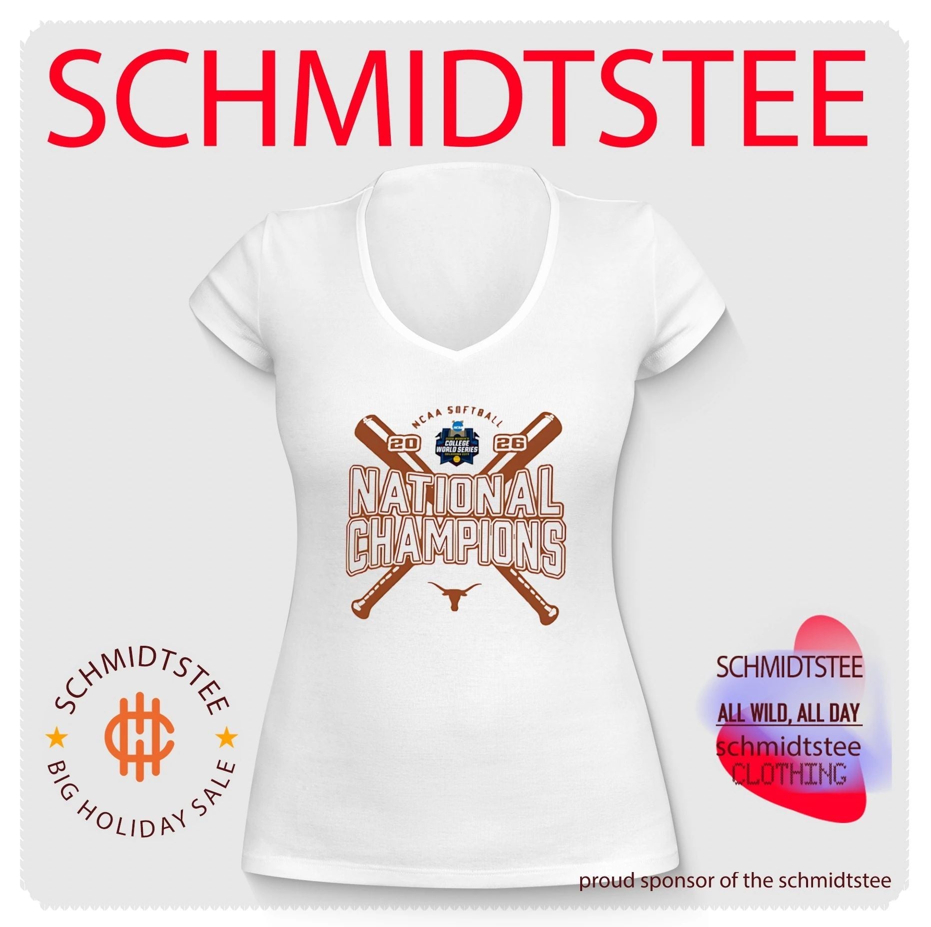2026 NCAA Softball Women’s College World Series Champions Texas Longhorns shirt