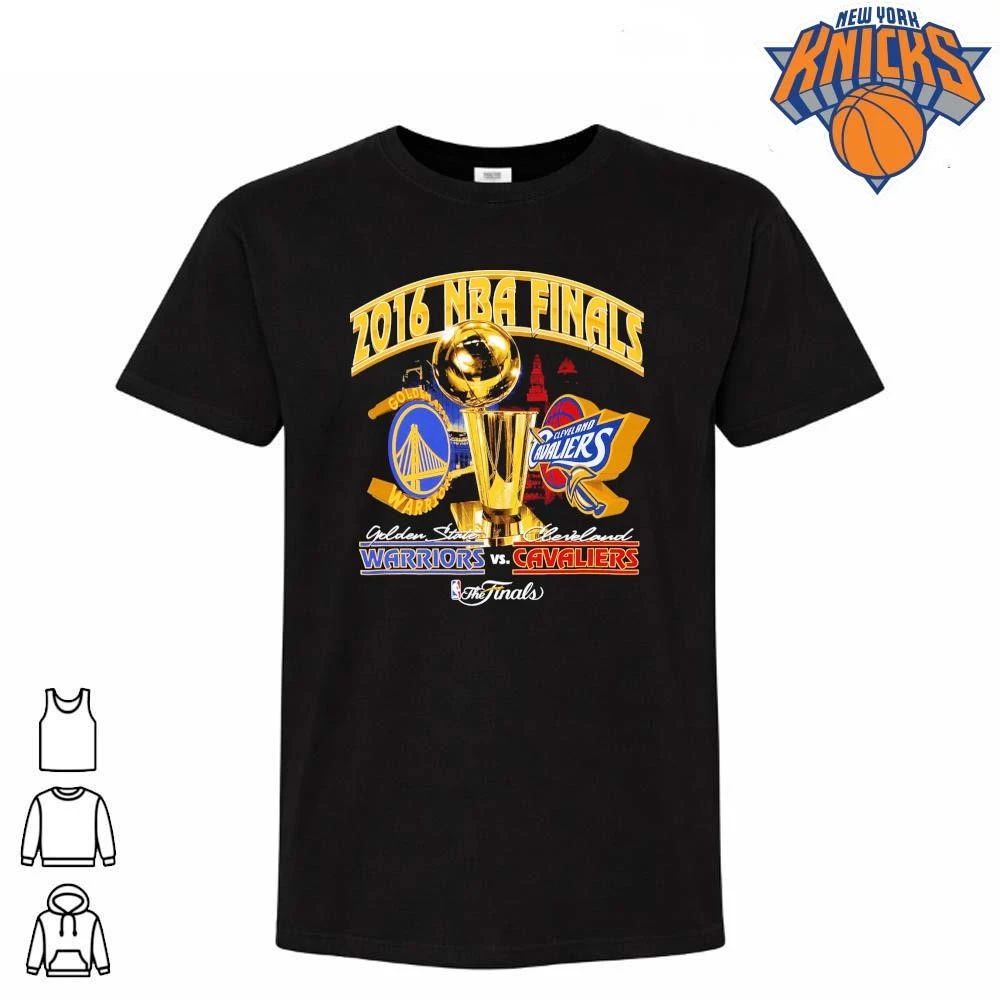 Golden State Warriors vs Cleveland Cavaliers 2016 NBA Historic Finals Mitchell & Ness Vintage Shirt