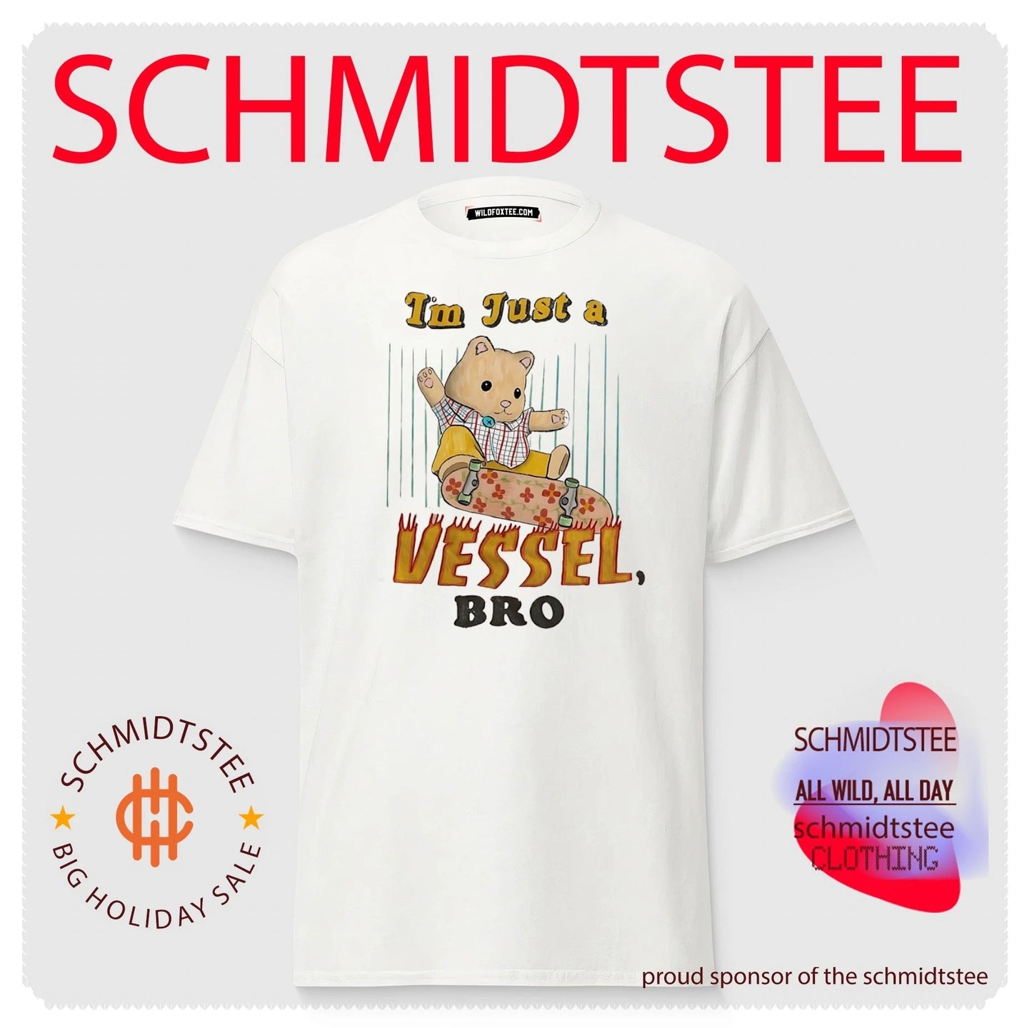 Bear I’m just a Vessel bro shirt