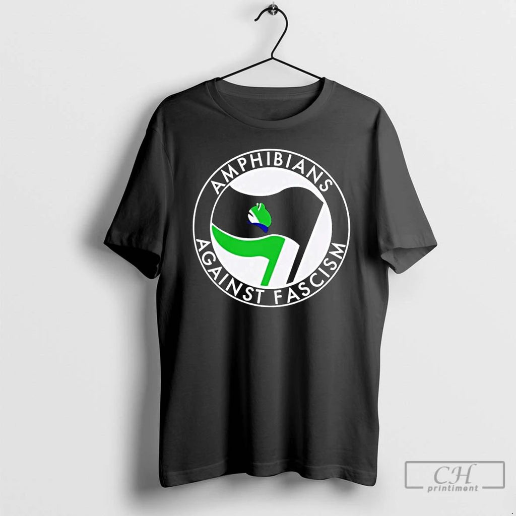 Premium Antifa Amphibians Against Fascism Frog Pepe T Shirts