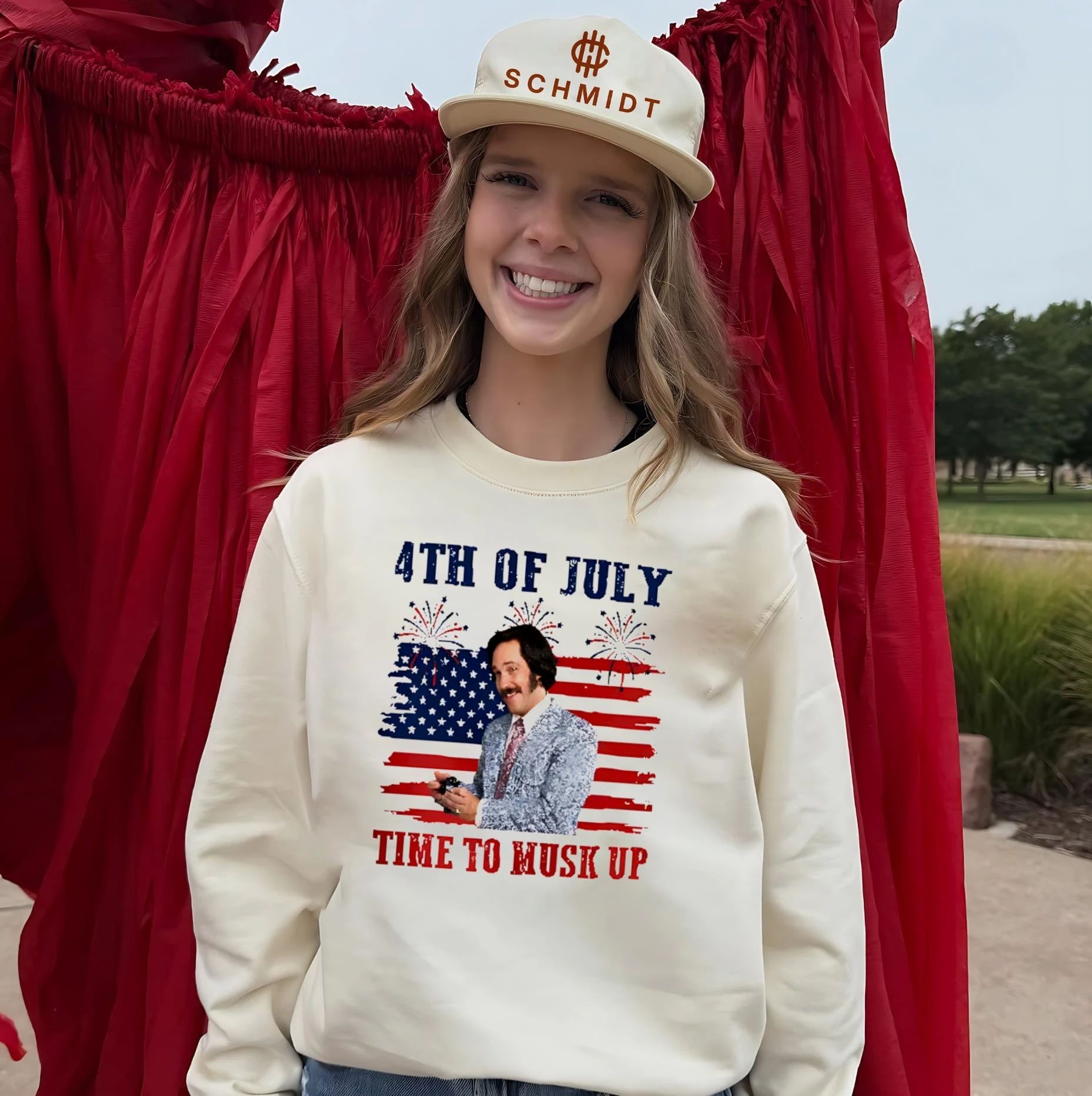 Brian FanBrian Fantana Time To Musk Up Anchorman 4th of July shirt