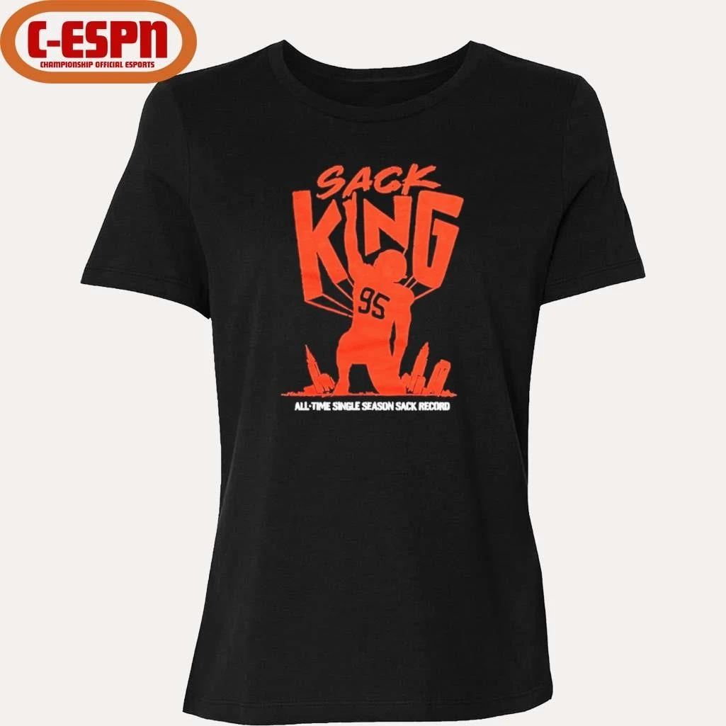 Myles Garrett sack king all-time single season sack record T-Shirt