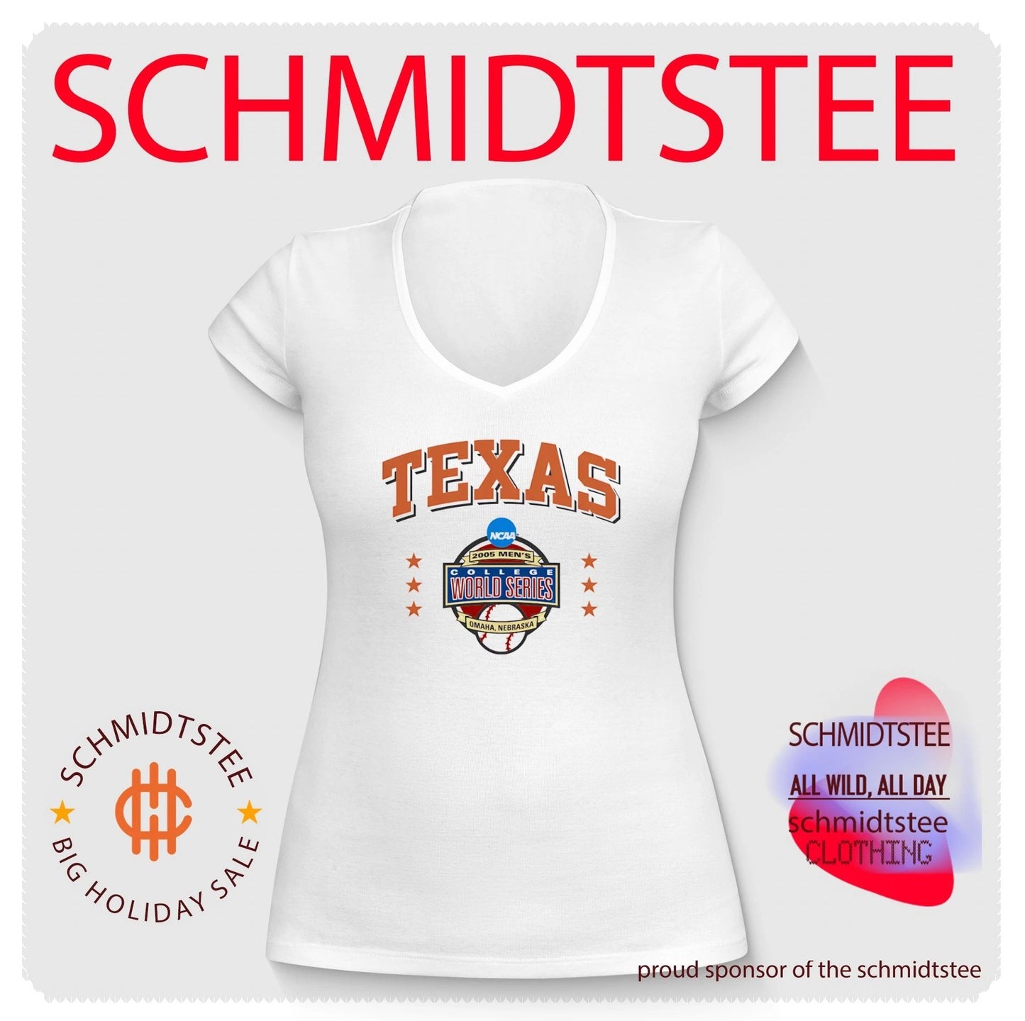 Texas baseball 2005 College World Series Omaha shirt