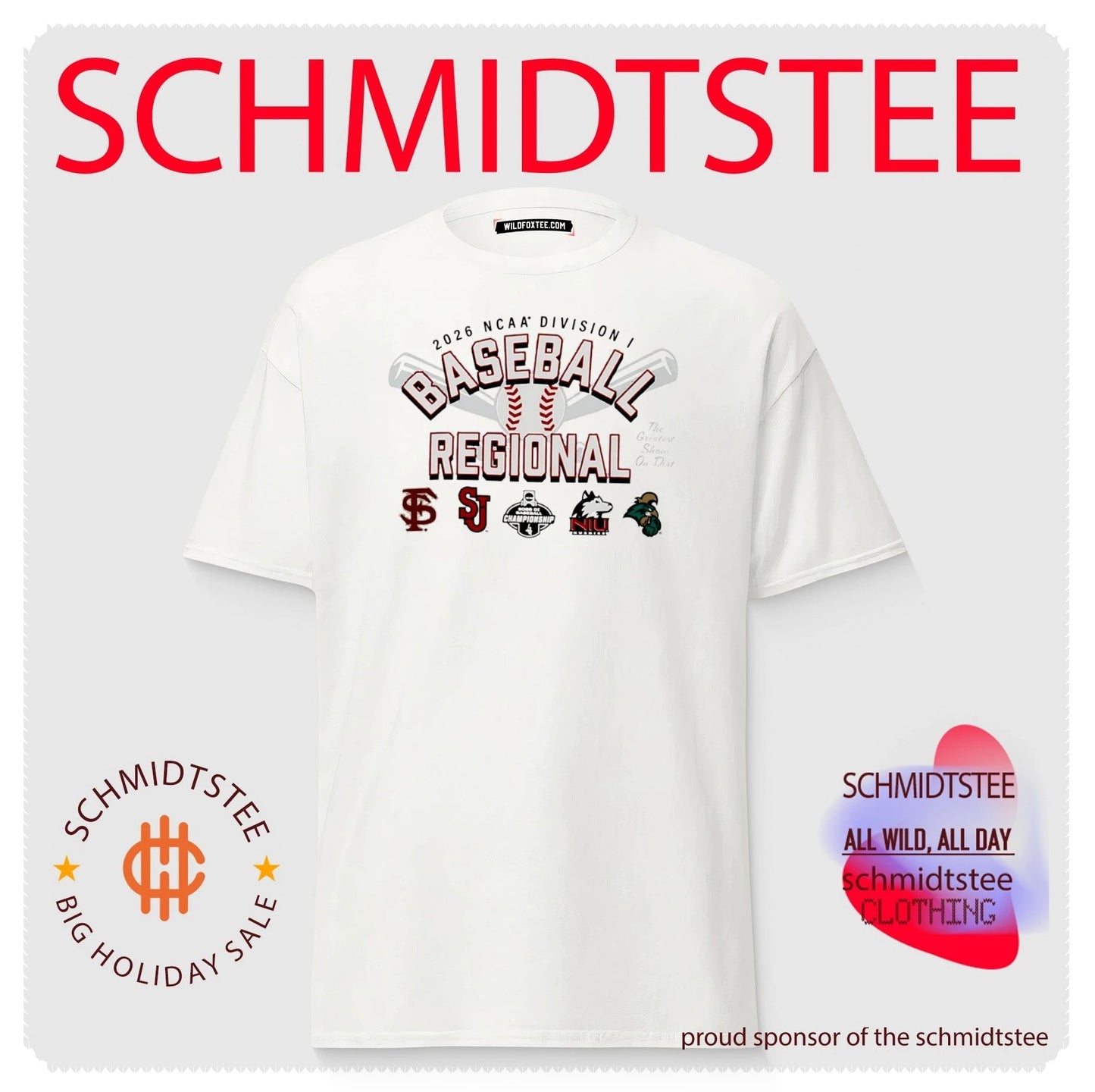 2026 NCAA Division I Baseball Regional Florida State The Greatest Show On Dive logos shirt