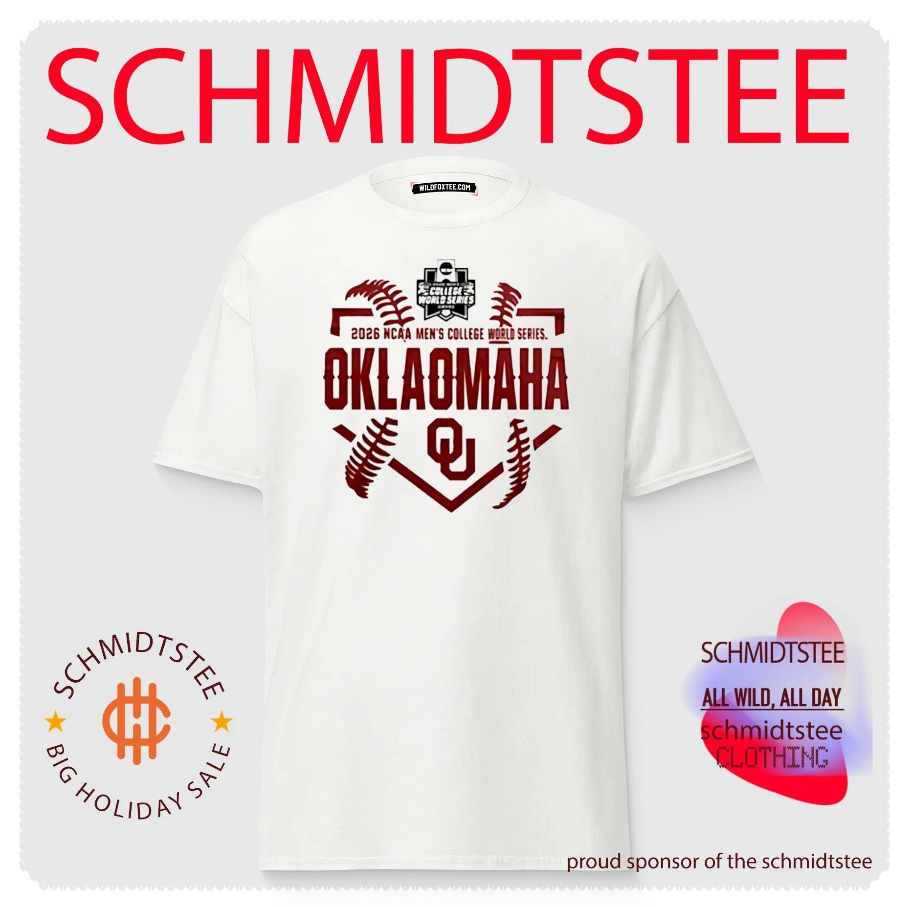 Oklahoma Sooners Baseball 2026 NCAA Baseball Men’s College World Series OMAHA shirt