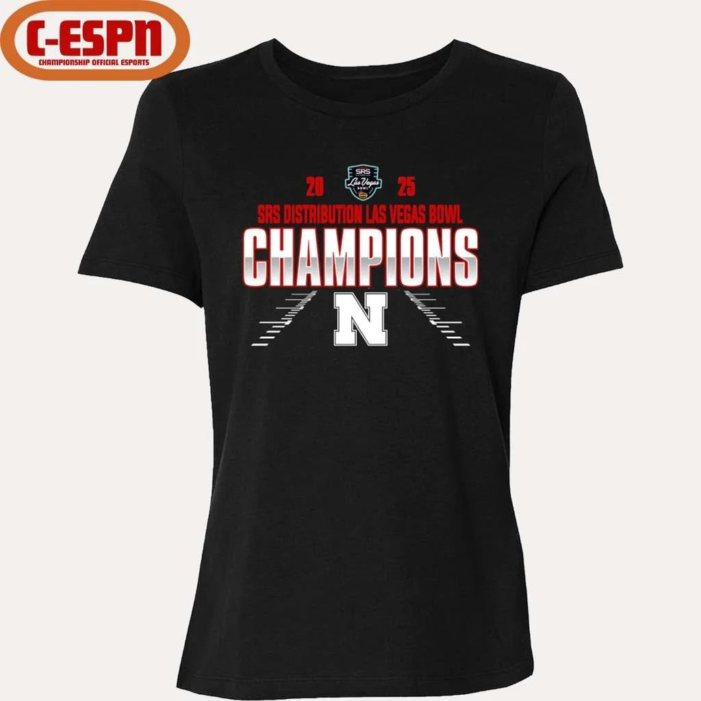 Nebraska Huskers Las Vegas Bowl Champions 2025 Shirt