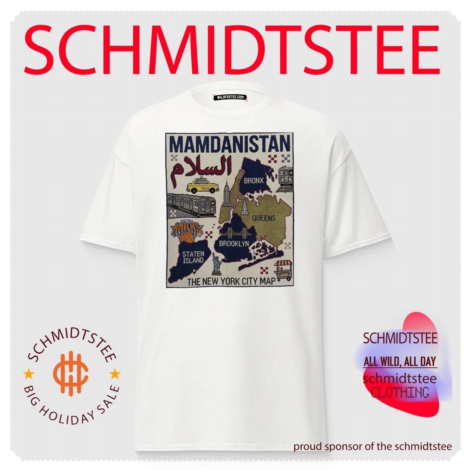 Mamdanistan The New York City Map Shirt