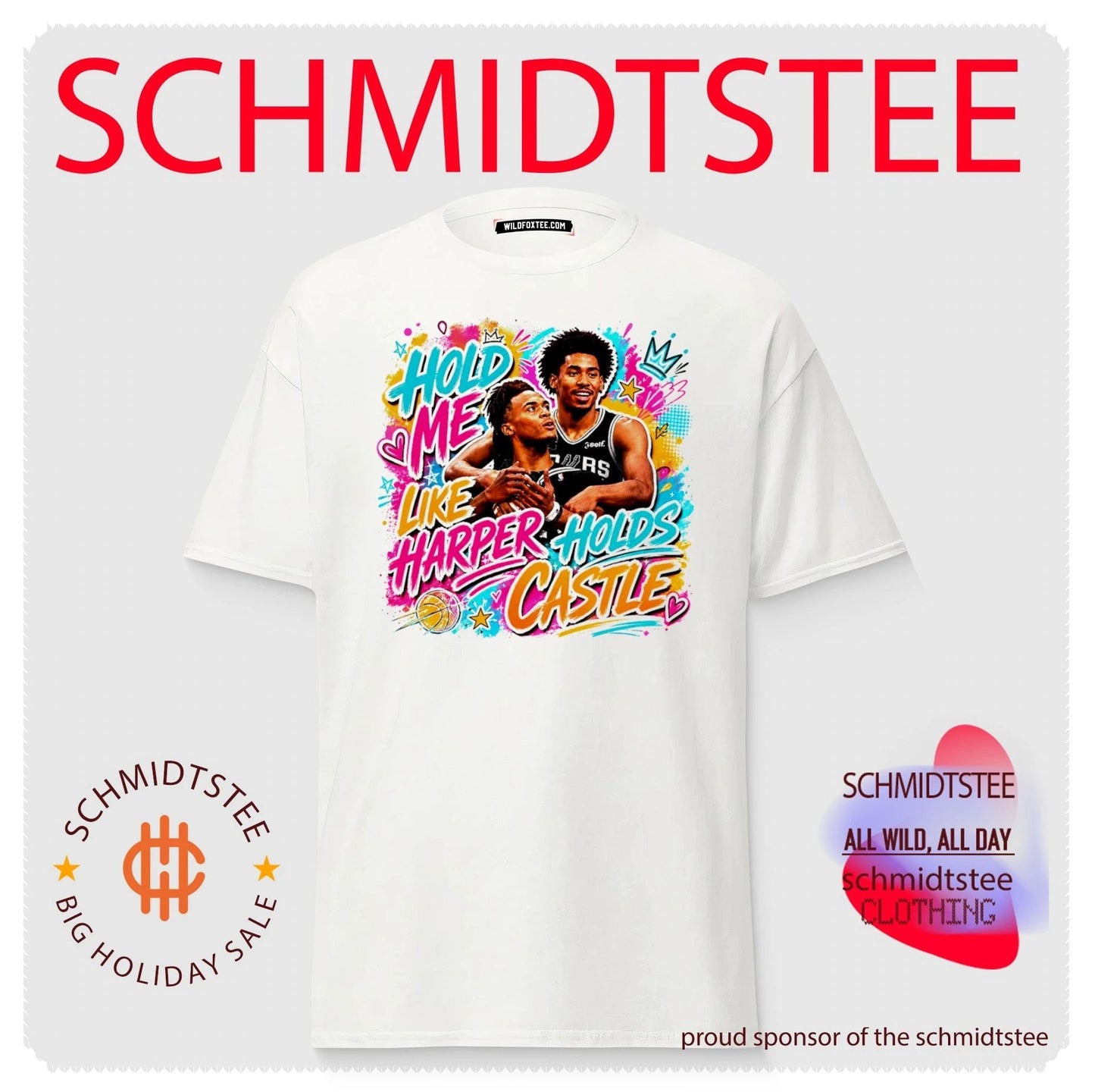 San Antonio Spurs Dylan Harper and Stephon Castle Hold Me Like Harper Holds Castle shirt