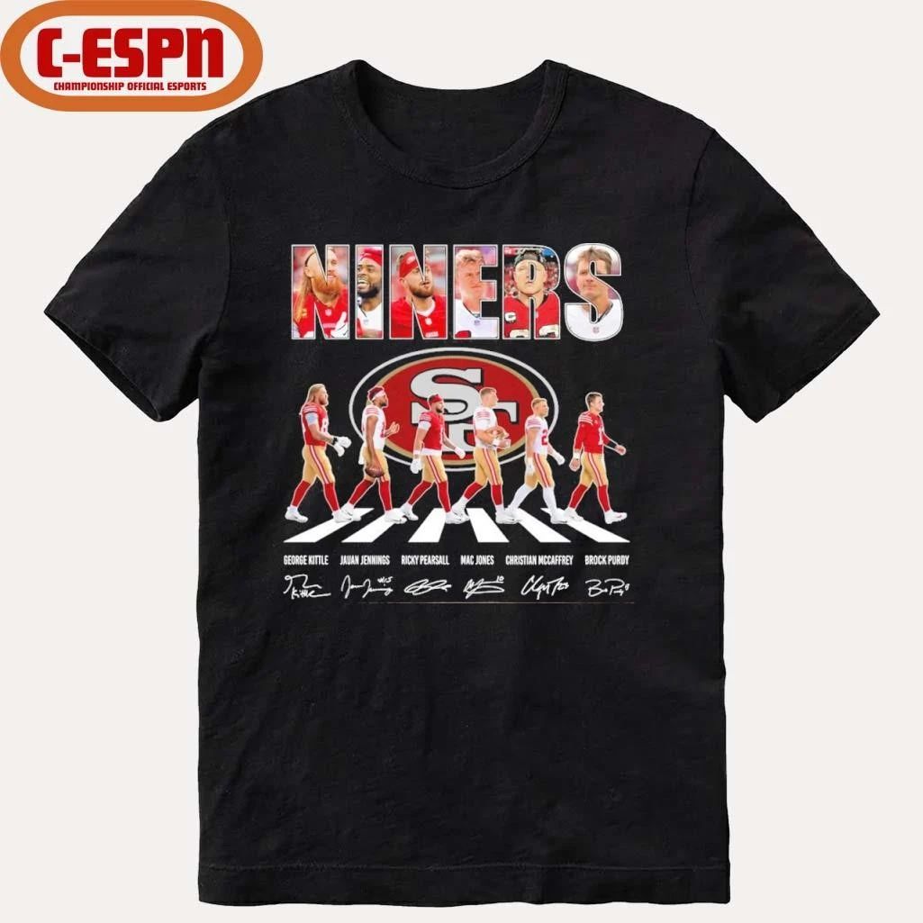 San Francisco 49ers Players Abbey Road Playoffs Shirt