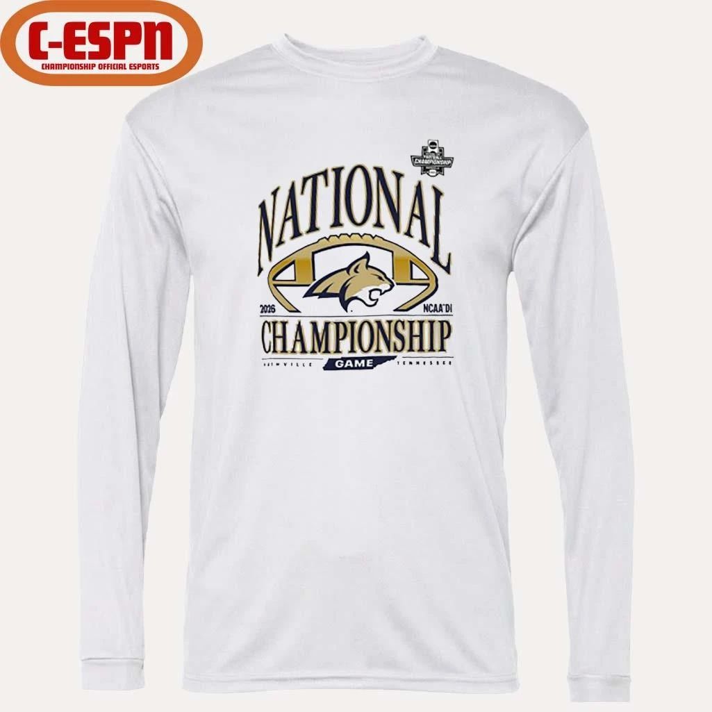 Montana State Bobcats 2025 DI Football National Championship Game Nashville Performance Shirt