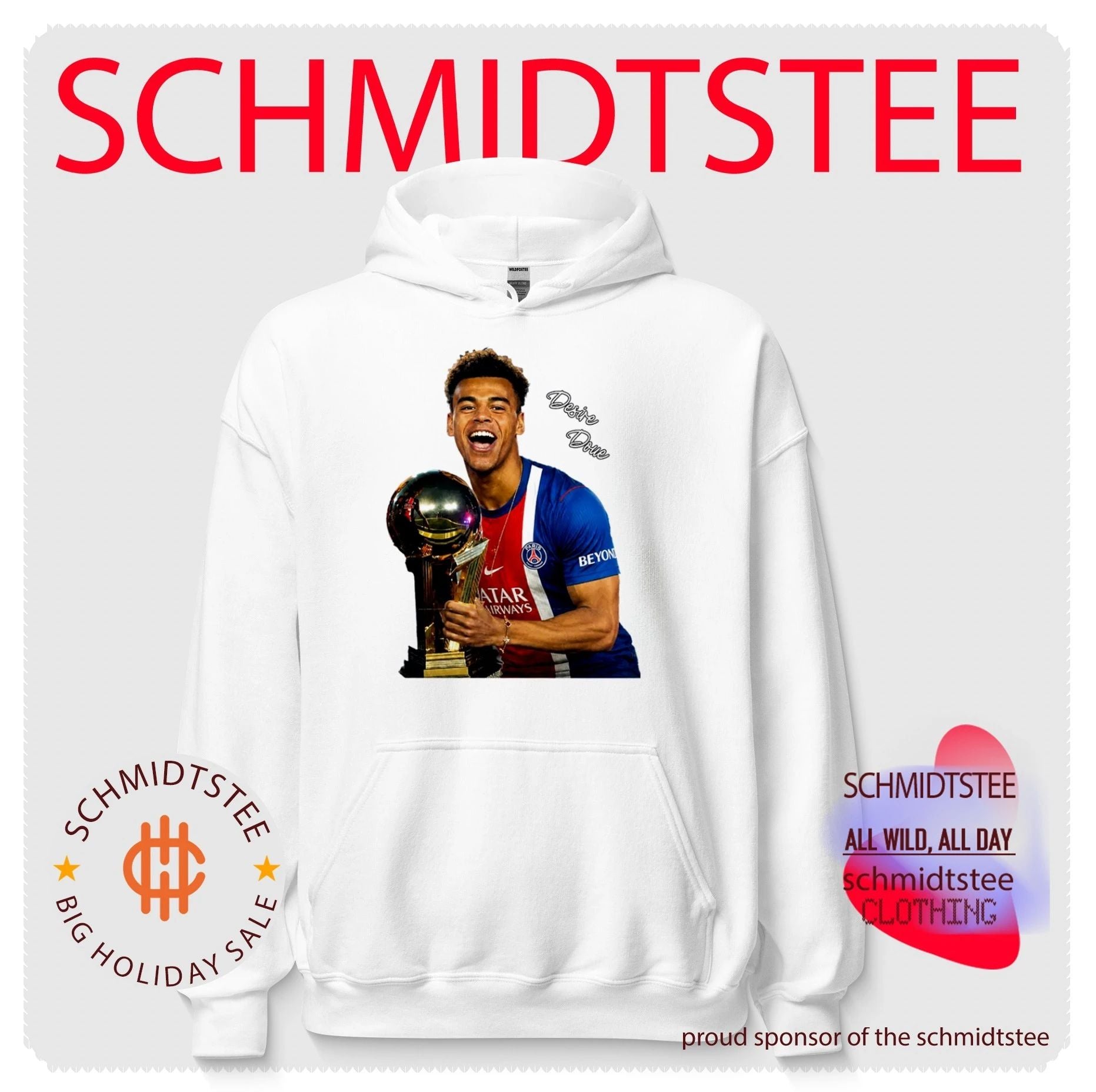 Desire Doue Paris Saint-Germain 2026 Uefa League Champions 14Th Ligue 1 Title shirt