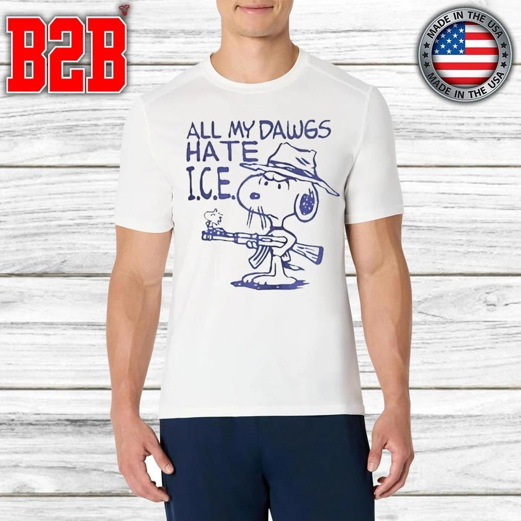 Kevin Ku All My Dawgs Hate Ice Shirt