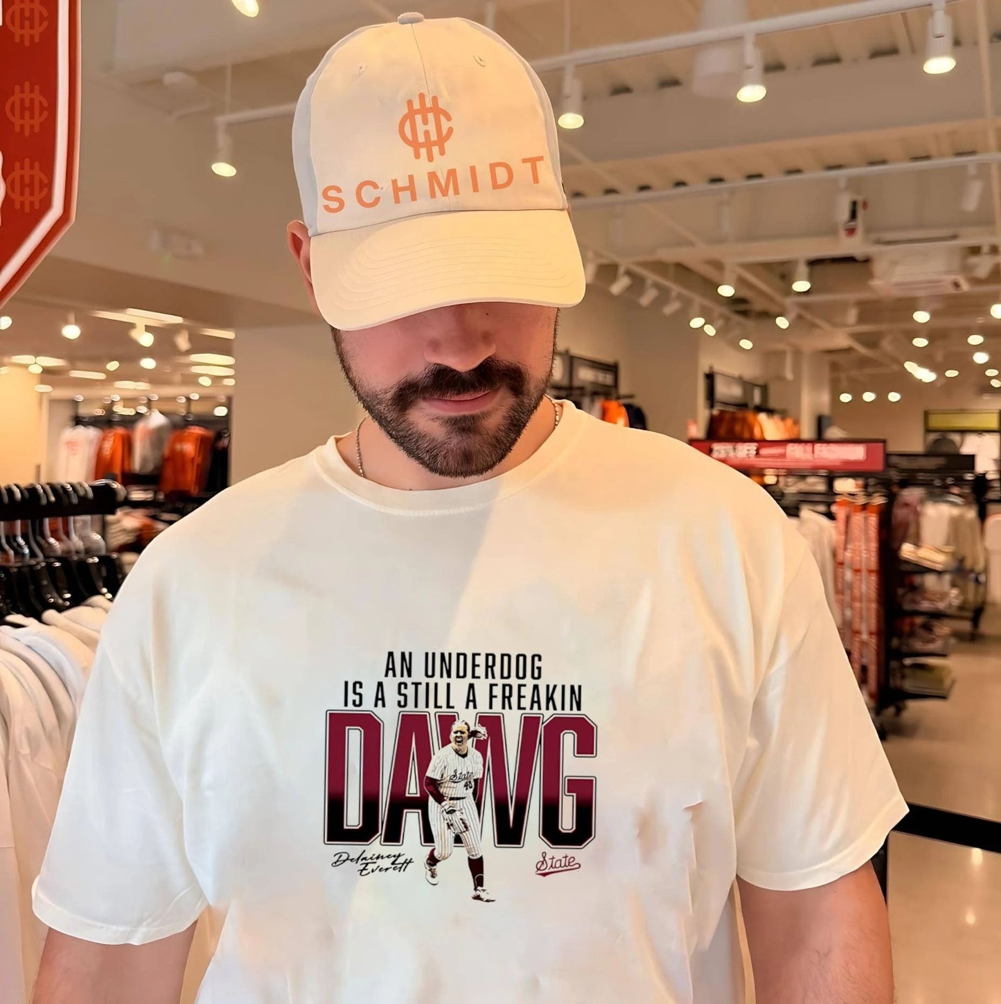 Delainey Everett Mississippi State Softball NCAA an underdog is a still a freakin Dawg shirt