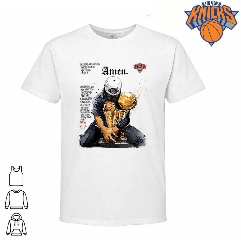 New York Knicks Champions NBA 2026 Joey Paints Jalen Brunson Finals MVP Basketball Shirt