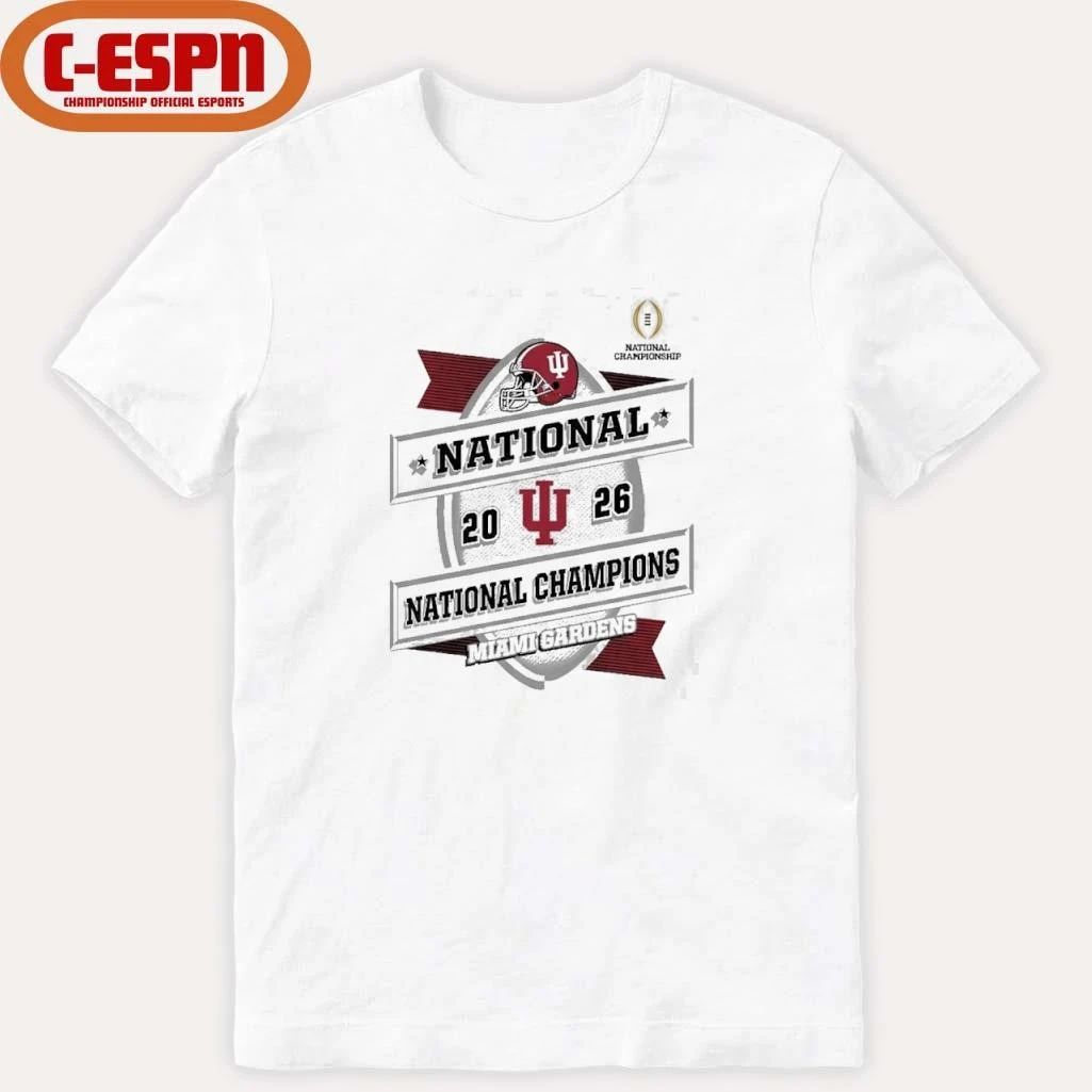 National Champions 2026 Indiana Hoosiers Football, Miami Gardens T-Shirt