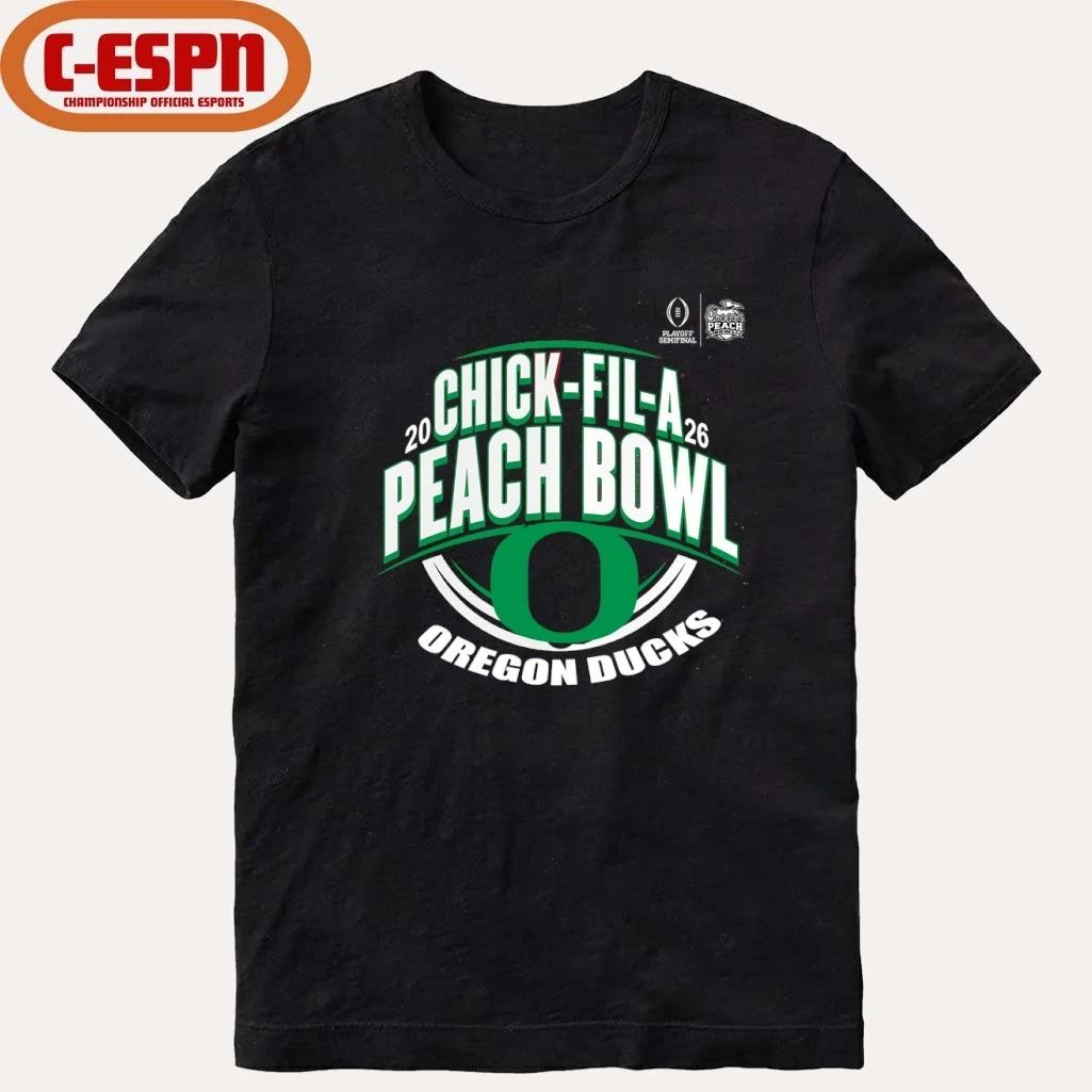 Oregon Ducks CFP Semifinal At The Peach Bowl 2026 T-Shirt