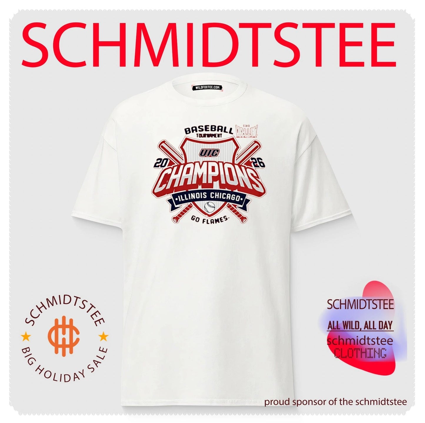 Illinois Chicago Baseball 2026 Conference Champions shirt