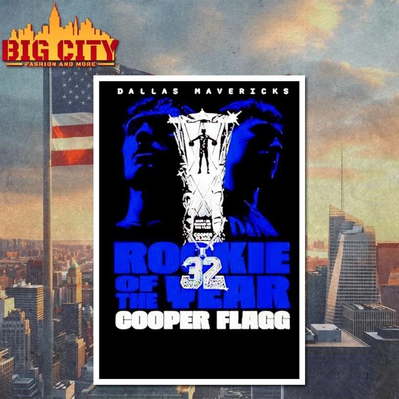 Awesome Cooper Flagg Dallas Mavericks 2026 ROTY Accolades Vintage Shirt