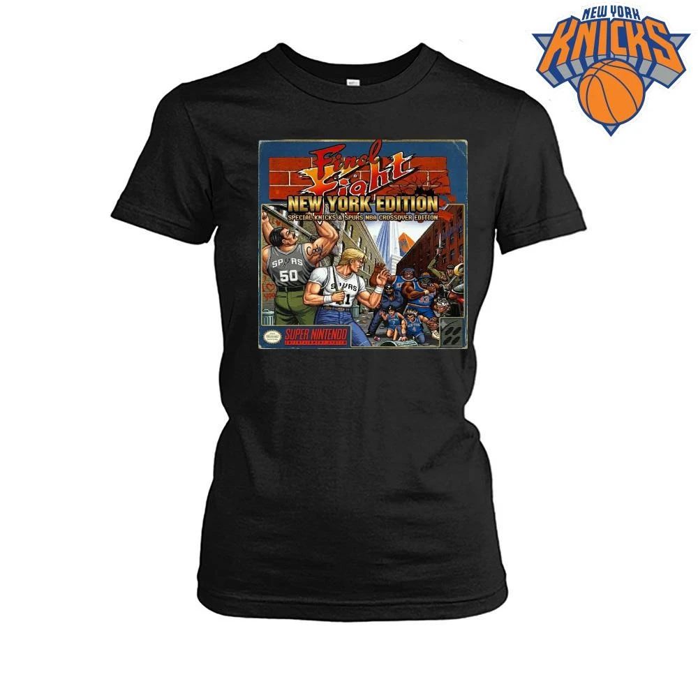 San Antonio Spurs vs New York Knicks Final Fight retro game NBA Finals 2026 Shirt