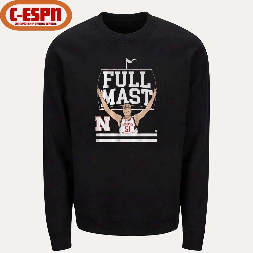 Nebraska Basketball Rienk Mast Full Mast Shirt