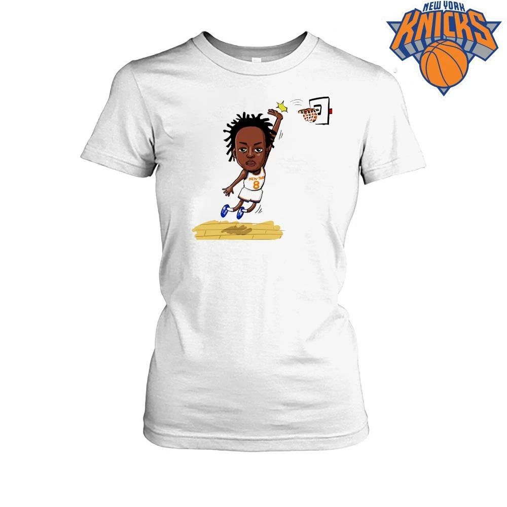 OG Anunoby New York Knicks Cartoon Dunk Caricature Basketball Fan NBA Finals 2026 Shirt