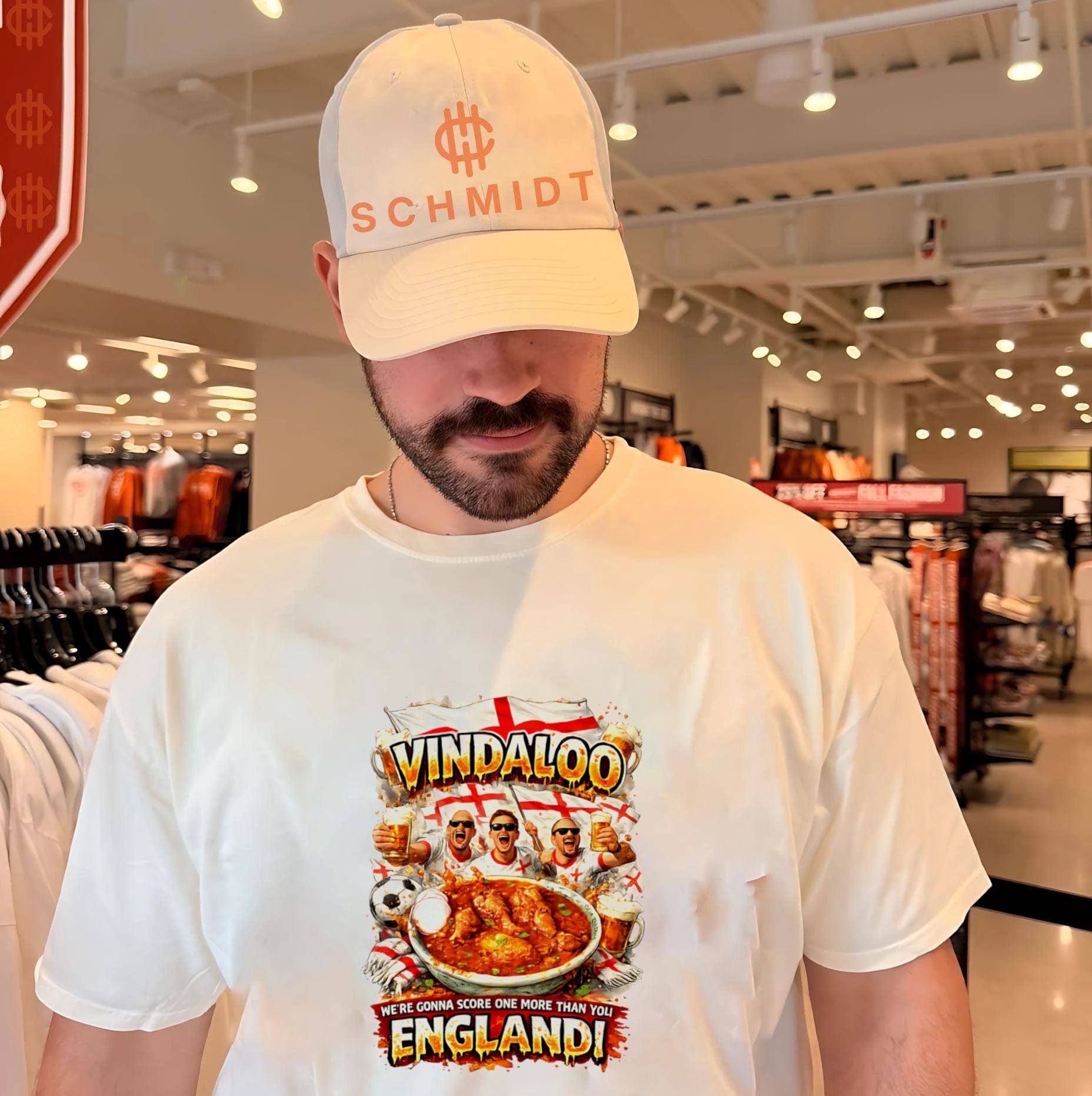 England Vindaloo Football we’re gonna score one more than you shirt