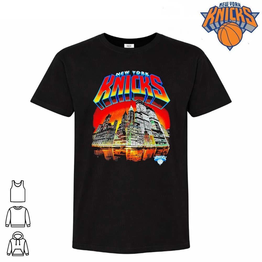 New York Knicks Skyline Cityscape Retro Vintage NBA Finals 2026 Game 1 T Shirt