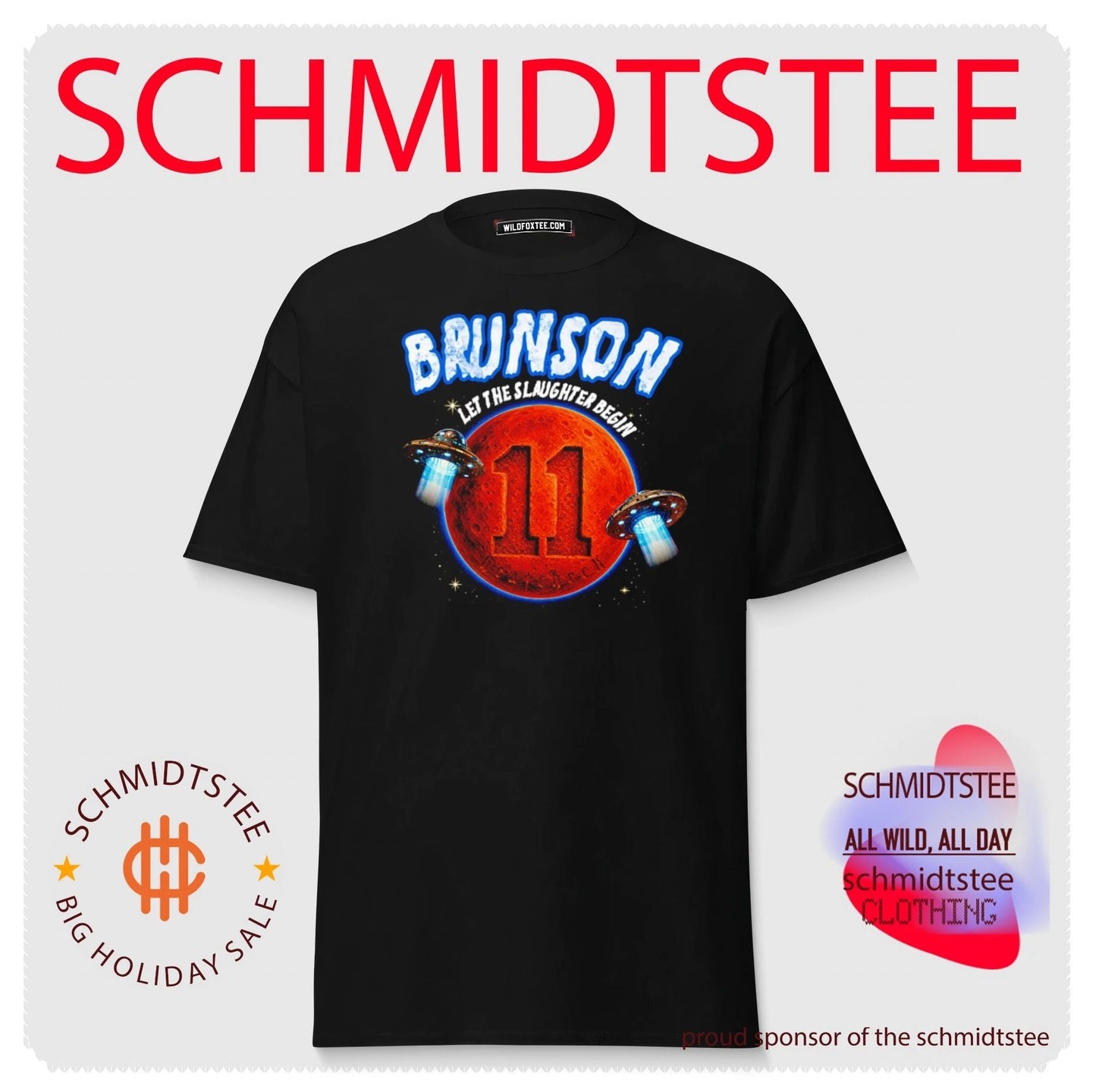 Jalen Brunson New York Knicks UFO let the slaughter begin shirt
