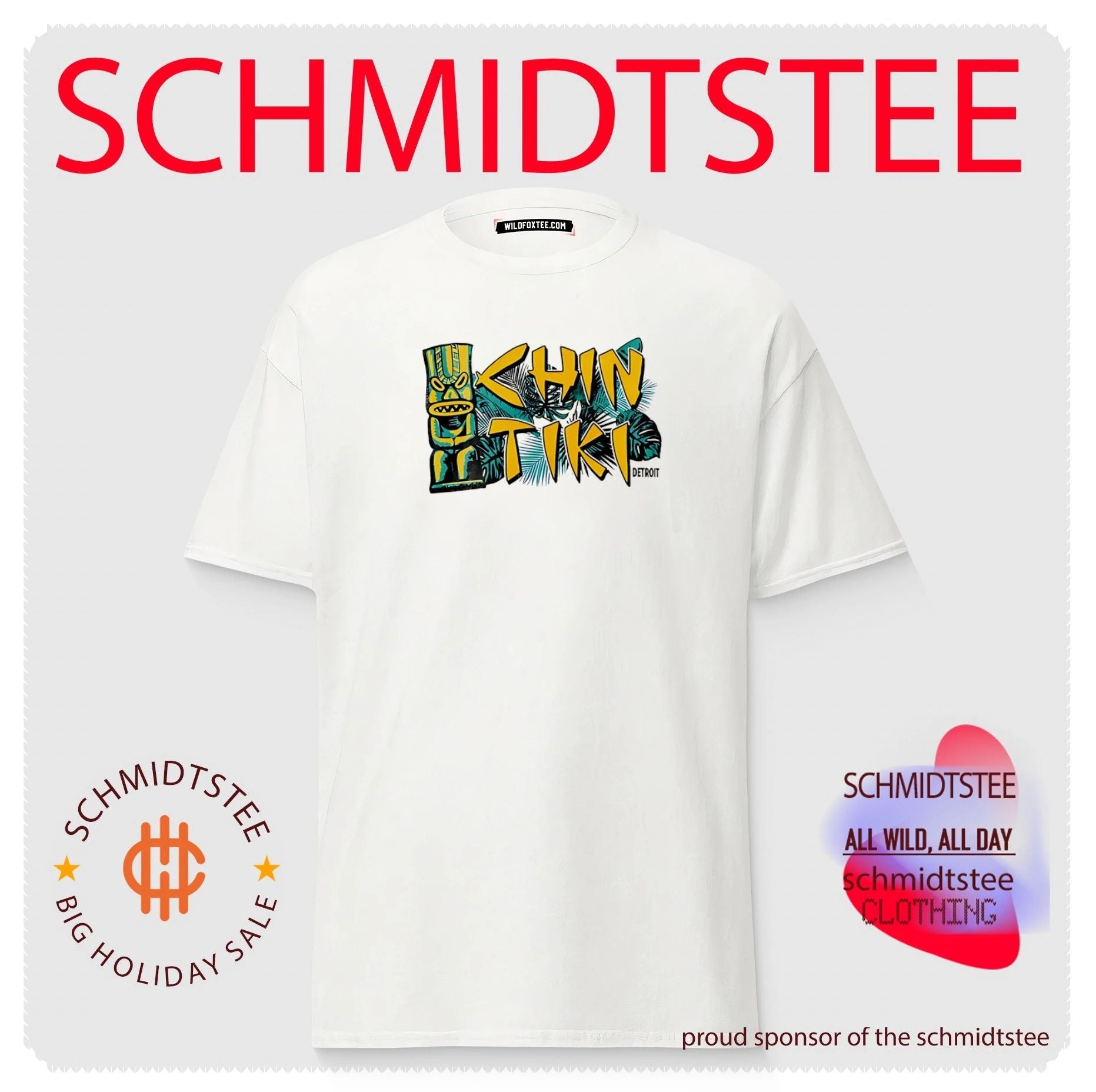 Chin Tiki Detroit retro shirt