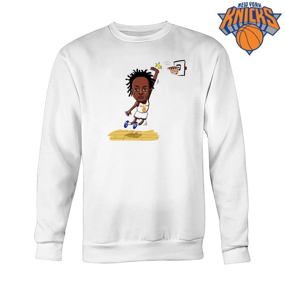 OG Anunoby New York Knicks Cartoon Dunk Caricature Basketball Fan NBA Finals 2026 Shirt