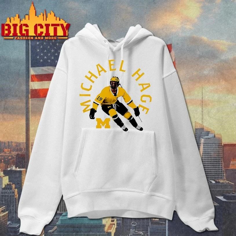 Michael Hage Michigan Wolverines hockey 2026 shirt
