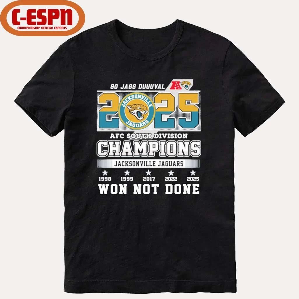 Jacksonville Jaguars AFC South Champions Go Jags Duuuval shirt