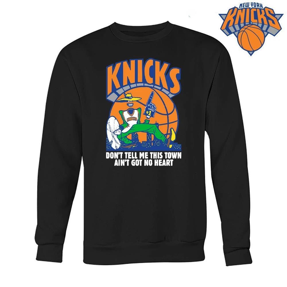 New York Knicks Champions NBA 2026 Dont Tell Me This Town Aint Got No Heart Vintage Basketball Graphic Shirt