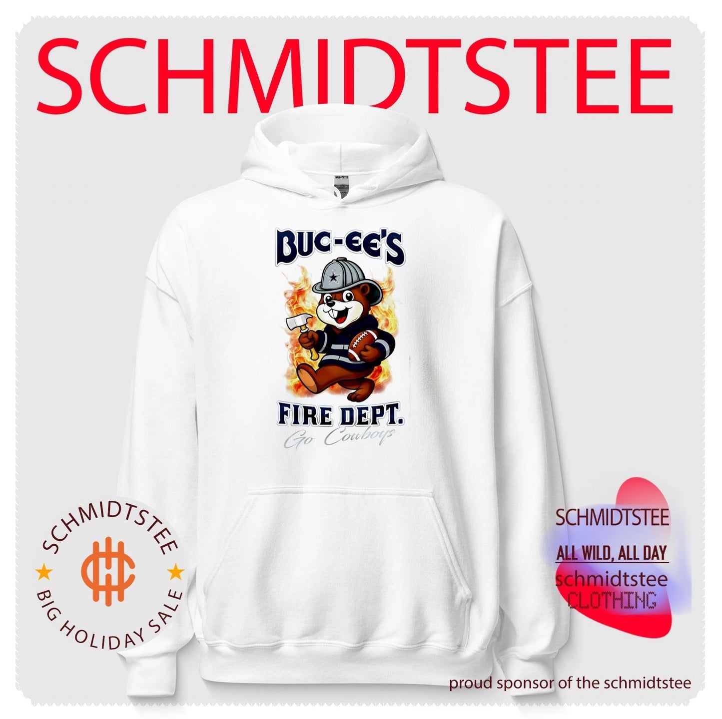 Dallas Cowboys Buc-Ee’s Fire Dept go Bears Firefighter Strong shirt