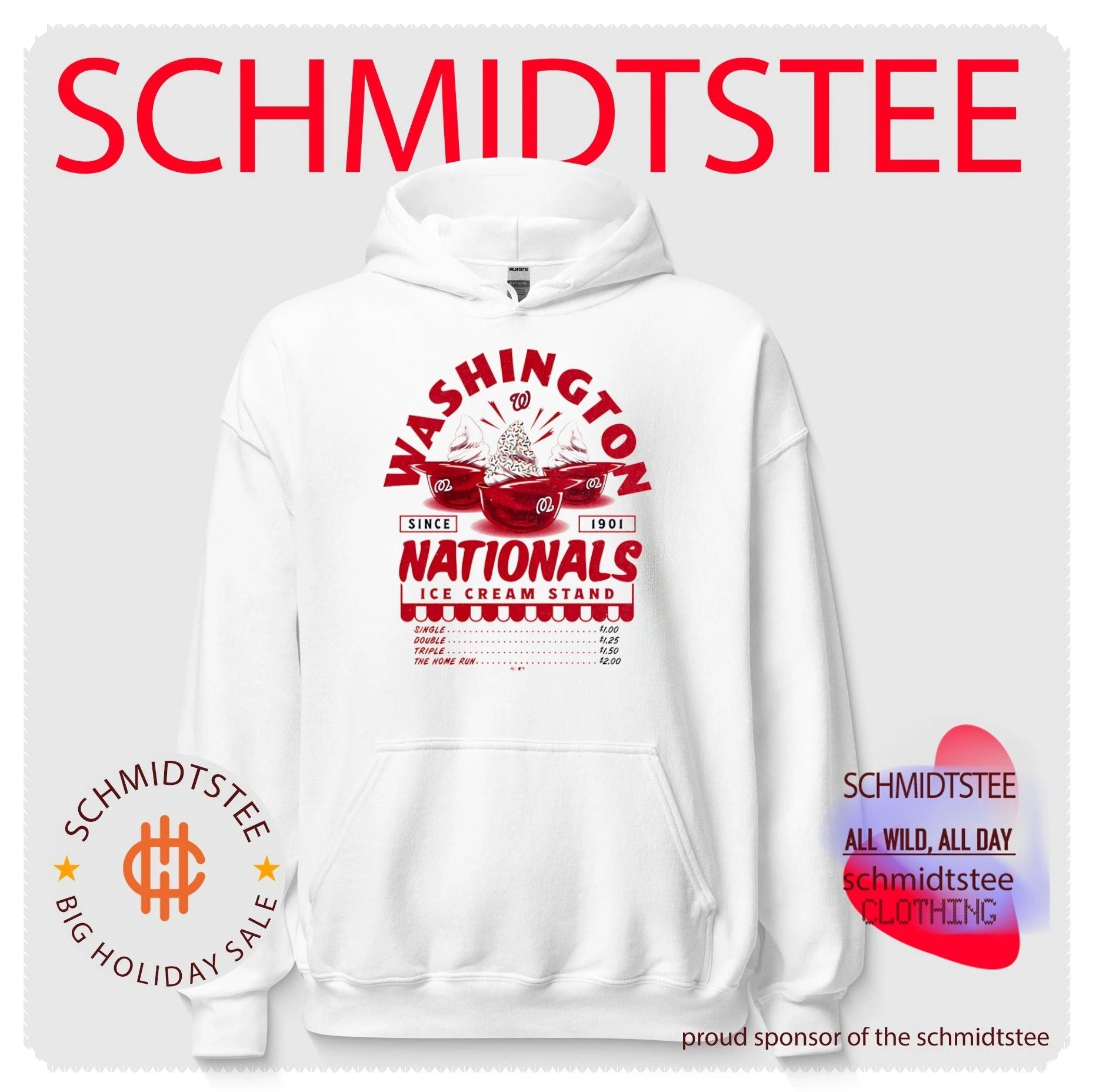 Washington Nationals Ice Cream Stand shirt