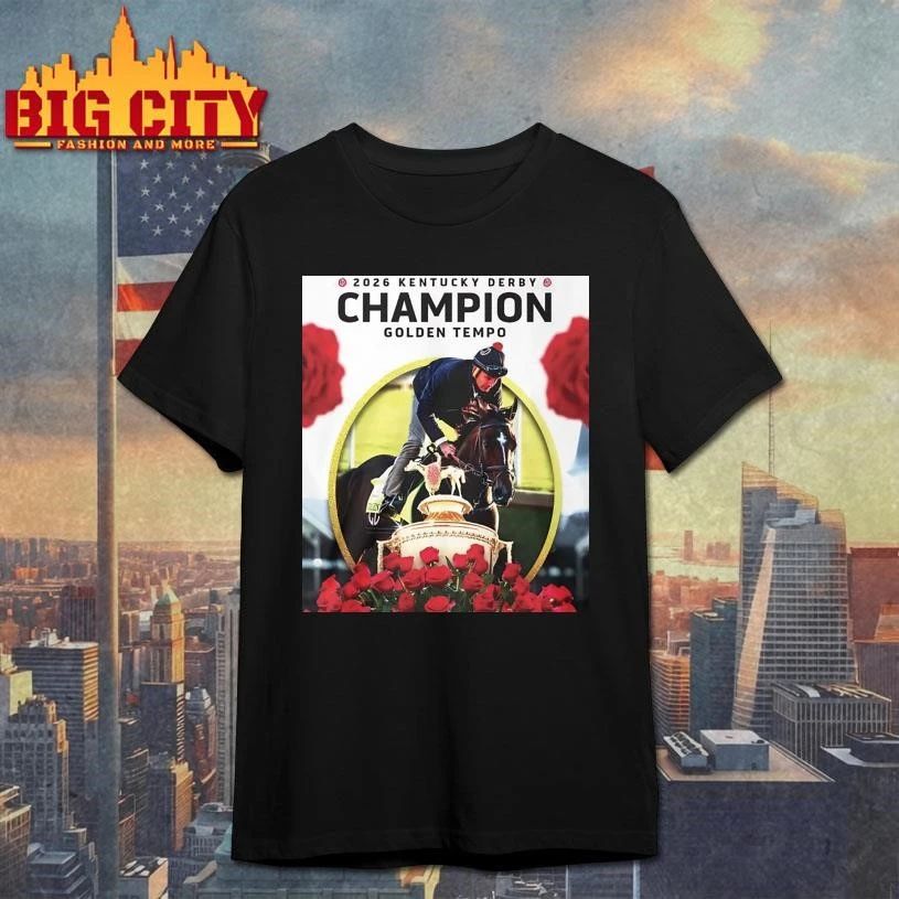 Premium Golden Tempo Kentucky Derby Champion 2026 Shirt