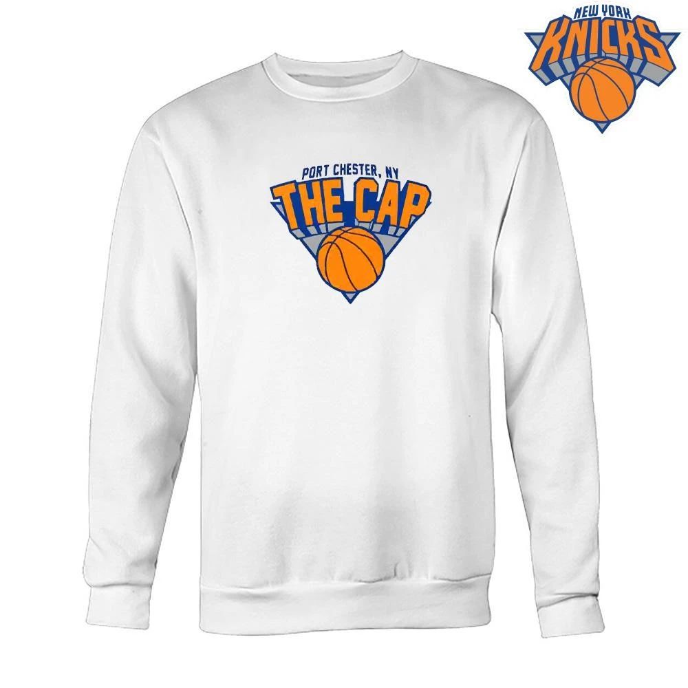 New York Knicks Champions NBA 2026 Port Chester NY The Cap Basketball Shirt