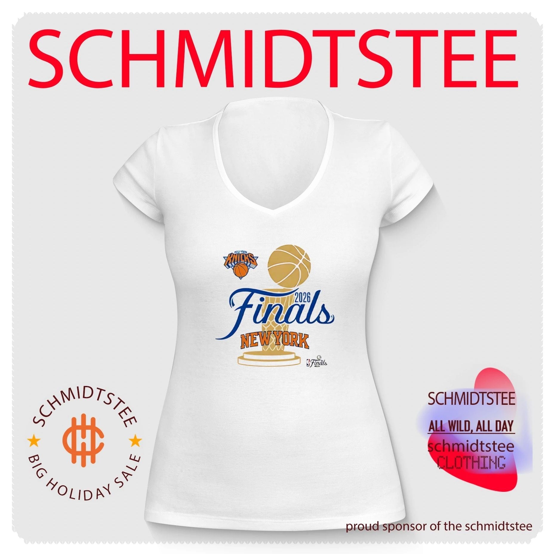 New York Knicks 2026 Finals trophy shirt