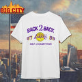 Back 2 Back Los Angeles Lakers 87 88 NBA Champions Shirt