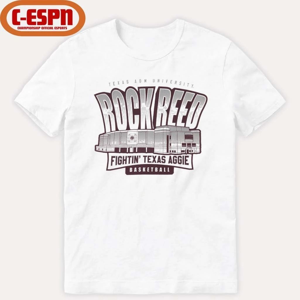 Texas A&M Aggies Rock Reed Basketball T-Shirt