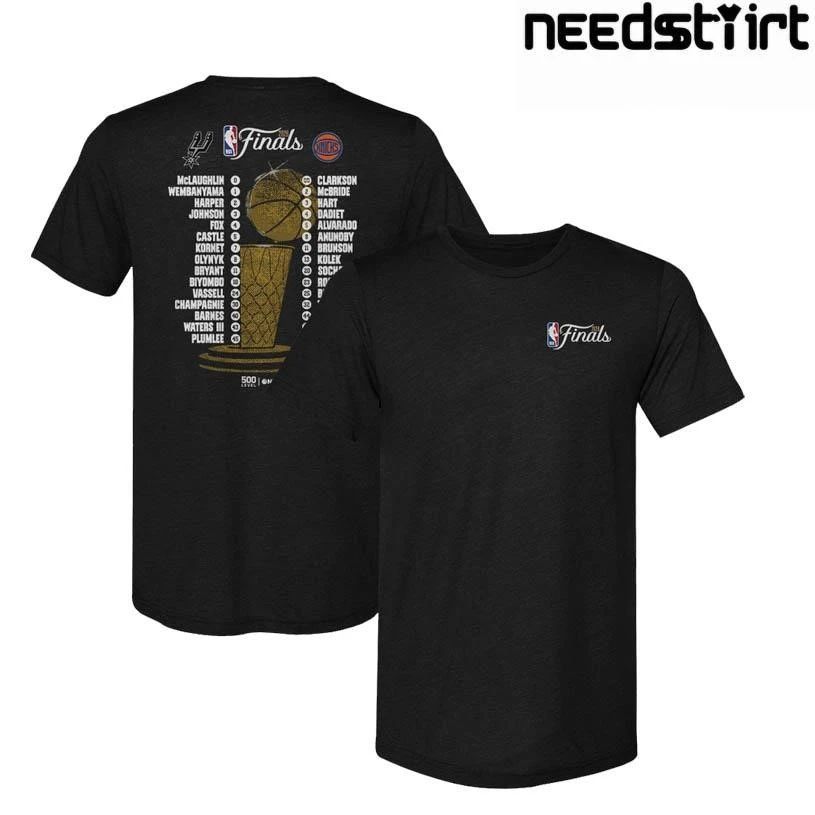 NBA Finals 2026 Roster Match Up F&B Two Sided Shirt