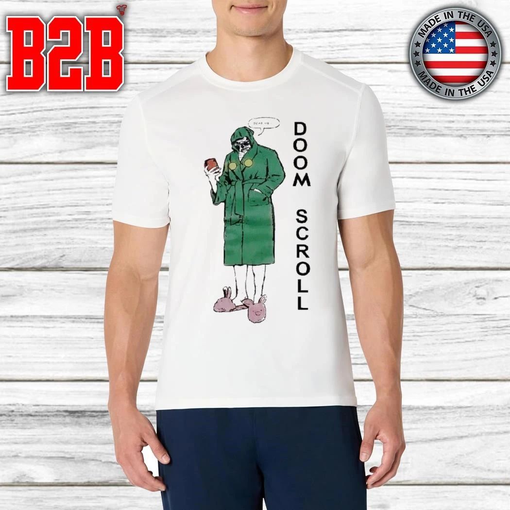 Robert Downey Jr Doom Scroll Phone Shirt