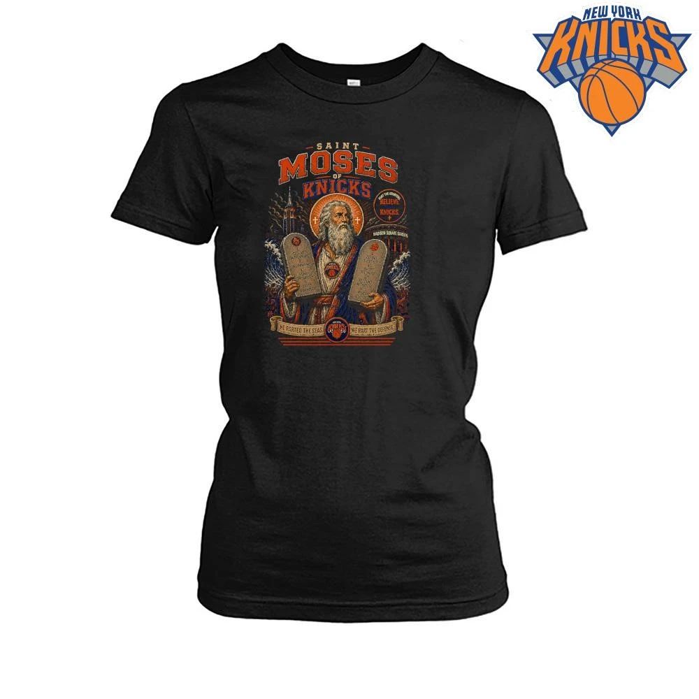 Saint Moses Of Knicks Part The Doubters Believe basketball New York Knicks NBA Champions 2026 Shirt