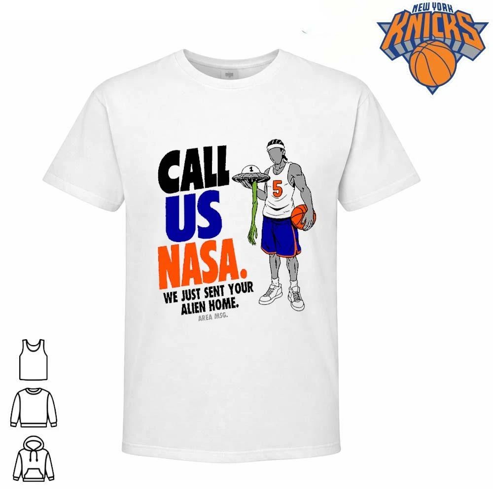 New York Knicks Champions NBA 2026 Immanuel Quickley NASA Alien Custom Meme Shirt