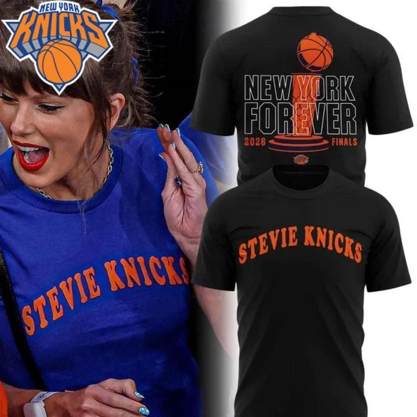 New York Knicks NBA Champions 2026 Stevie Knicks T.S Two Sided Shirt