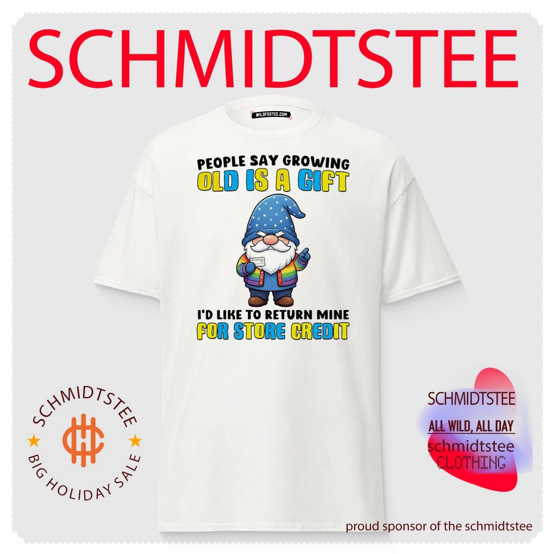 People say growing old is a gift I’d like to return mine for store credit funny shirt