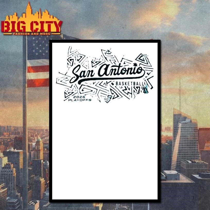 Original San Antonio Spurs basketball Fiesta 2026 Playoffs Shirt