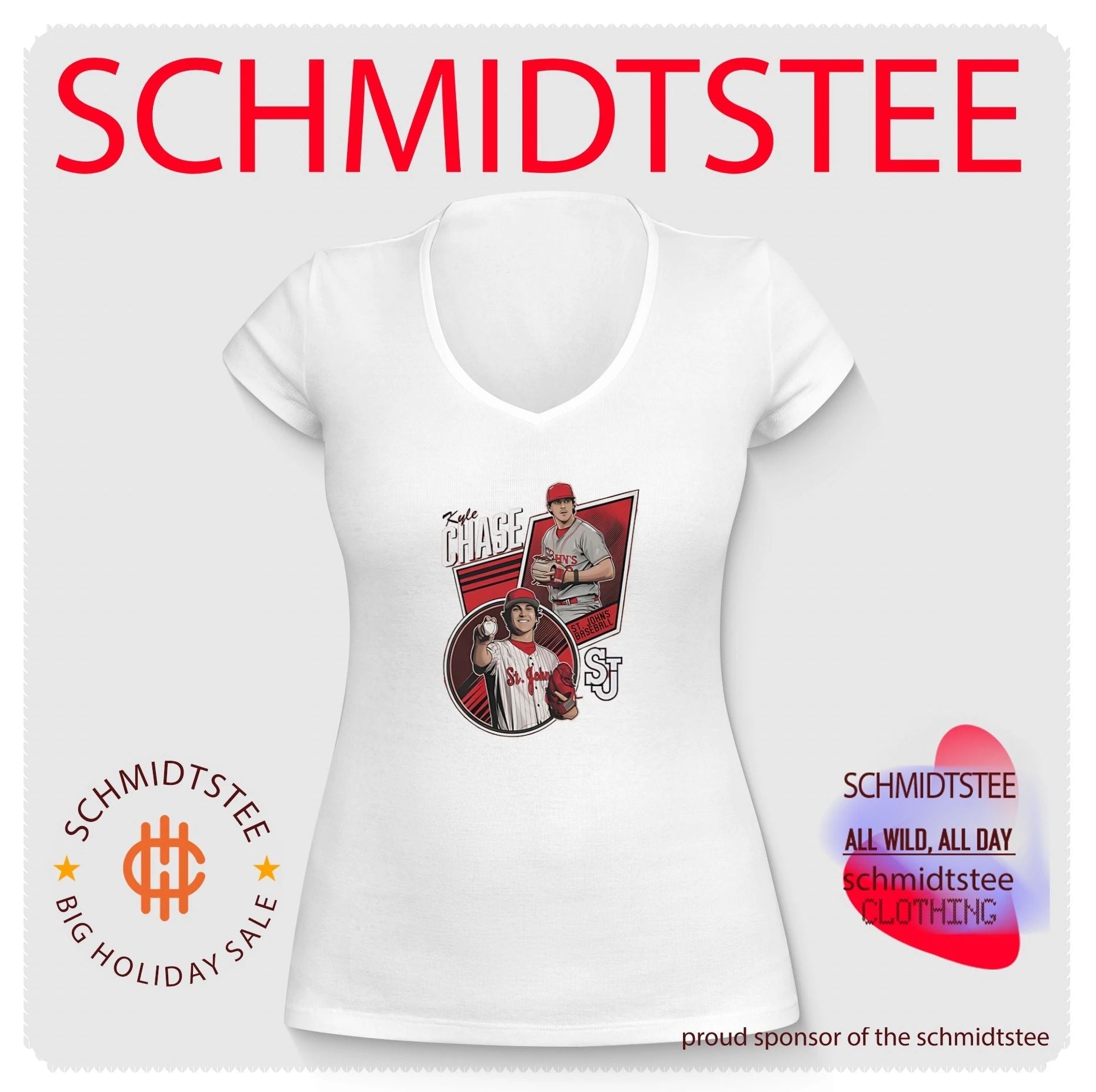 St John’s University Kyle Chase comic style shirt